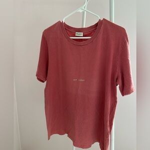 Saint Laurent Dusty Pink Tee